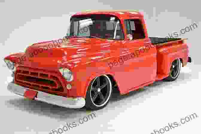 1957 Chevy Pickup Front View Man His 1957 Chevy Pickup Sandra Piotrzkowski