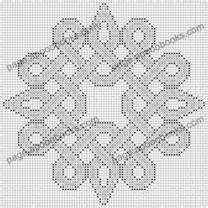 A Close Up Image Of A Celtic Ornament Cross Stitch Pattern, Showcasing Intricate Knotwork And Vibrant Colors. Celtic Ornament Cross Stitch Pattern