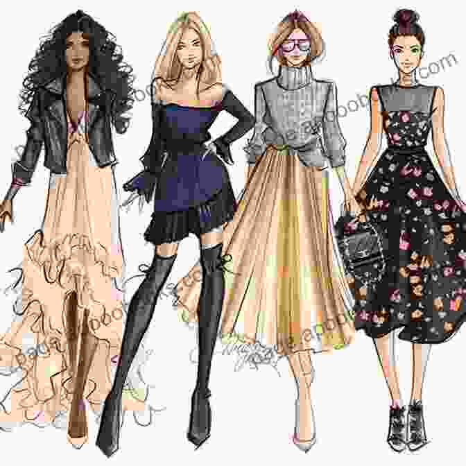 A Collection Of Fashion Illustrations Featuring Diverse Designs Fashion Design For The Curious High School College Students: Why Study Fashion Design? (The Undecided Student S Guide To Choosing The Perfect University Major Career Path)