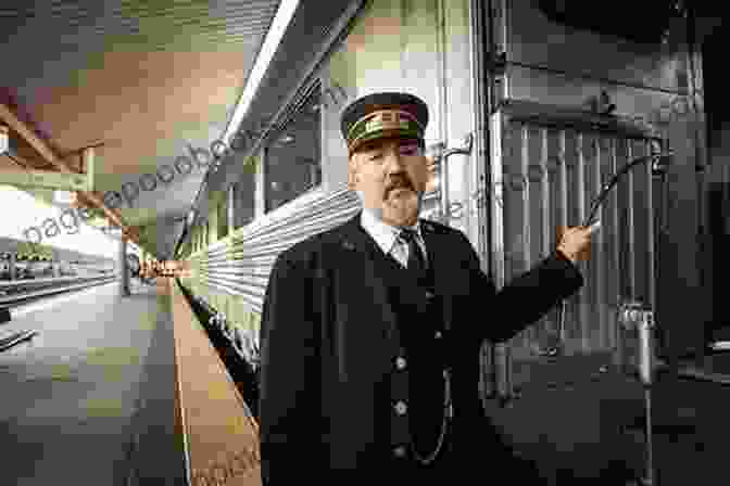 A Conductor In A Smart Uniform Standing On The Platform Of A Passenger Train Rails To Penn State: The Story Of The Bellefonte Central