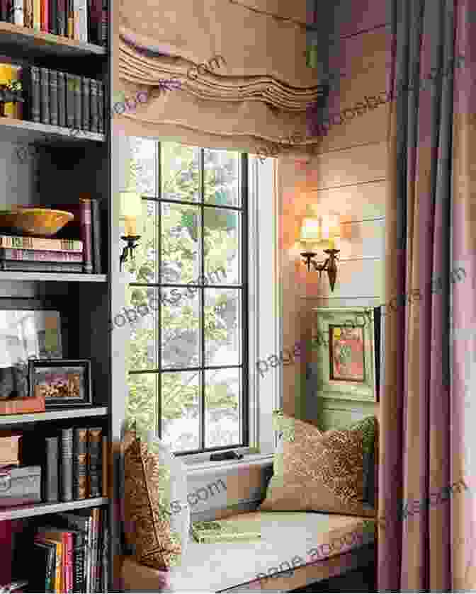 A Cozy Reading Nook In A Farmhouse Living Room With A Comfy Armchair, Bookshelves, And A Window Seat Letters From Tuscany: It S Saturday Morning The Farmhouse Is Clean The Beds Changed And I M Waiting Nervously For The New Arrivals My Husband Geoff Ushers Them In And We Take Silent Bets On