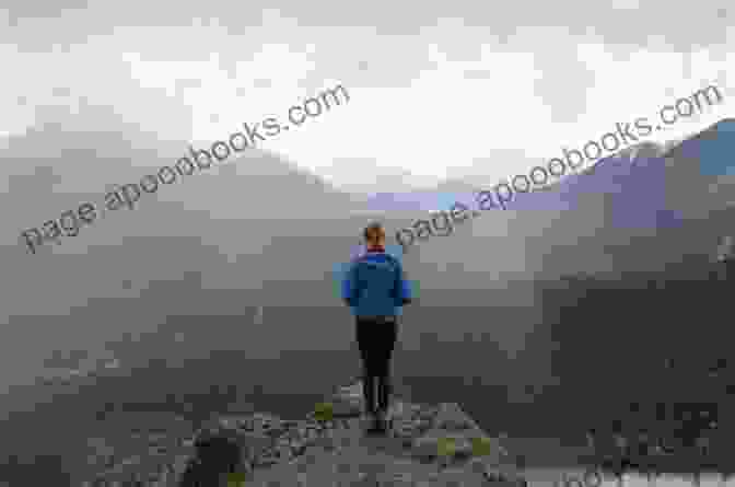 A Lone Hiker Standing On A Mountaintop, Looking Out Over A Vast Landscape. Chasing The Wolf Nathan Singer