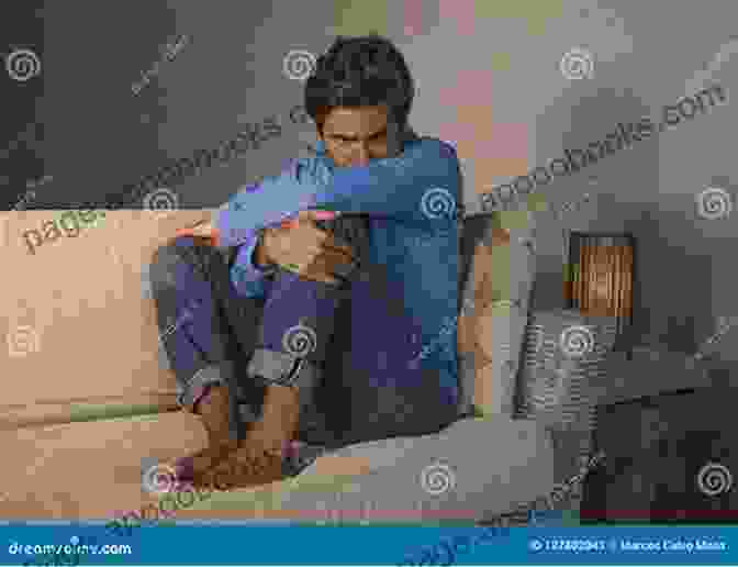 A Man Sitzt On A Couch, Feeling Anxious And Overwhelmed There Will Be Brighter Days