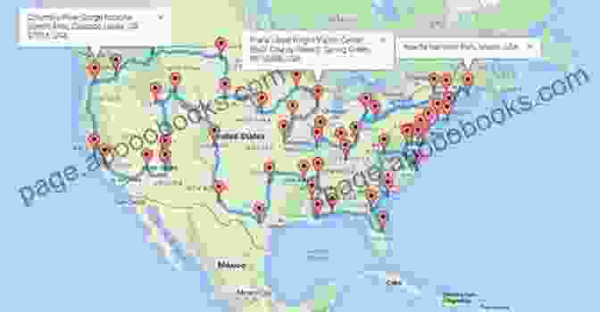 A Map Of The United States With Highlighted Motorcycle Road Trip Routes Motorcycle Road Trips (Vol 38) American Motorcycle Museums Collections Compilation On Sale : See For Yourself (Backroad Bob S Motorcycle Road Trips)