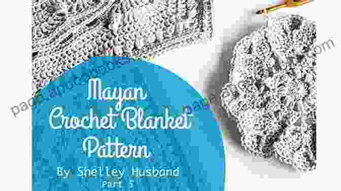 A Mayan Crochet Blanket Draped Over A Couch, Adding A Touch Of Cultural Elegance To The Living Room Mayan Crochet Blanket Pattern US Terms