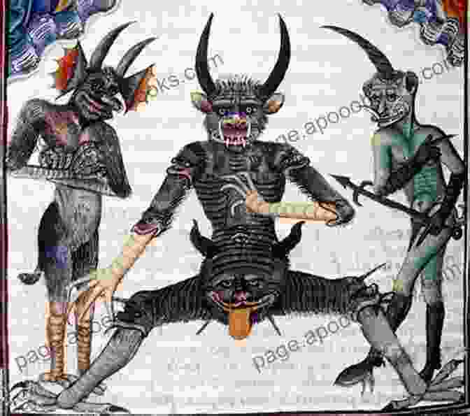 A Medieval Depiction Of The Devil As A Monstrous Figure With Horns, Claws, And A Tail Holy Monsters Sacred Grotesques: Monstrosity And Religion In Europe And The United States