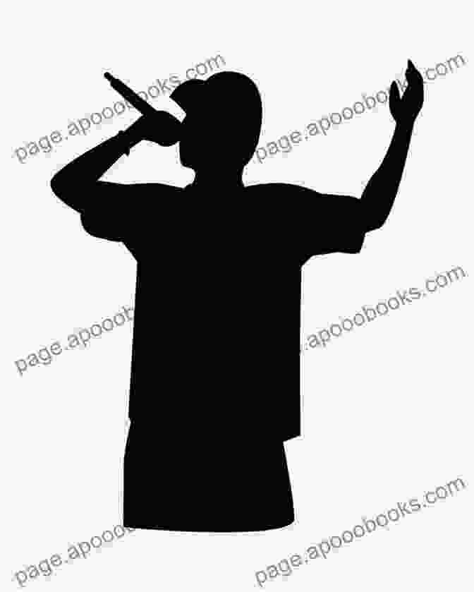 A Silhouette Of A Hip Hop Artist Performing On Stage. Hiding In Hip Hop: On The Down Low In The Entertainment Industry From Music To Hollywood