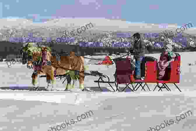 A Snow Covered Winter Wonderland With A Sleigh Ride In The Foreground And A Cozy Inn In The Background Christmas At Cozy Holly Inn (Pinecone Falls 1)