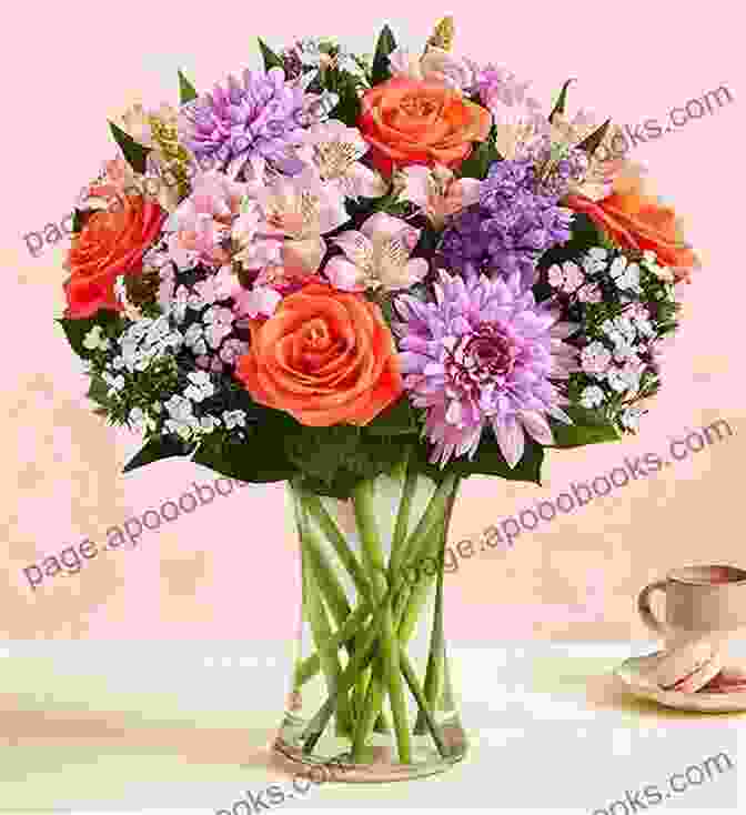 A Vibrant Bouquet Of Flowers Adorning The Cover Of The Novel Flowers On Main (A Chesapeake Shores Novel 2)