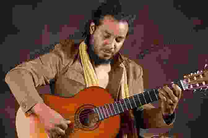 Acoustic Guitarist Performing Latin American Music Music Of Latin America For Acoustic Guitar