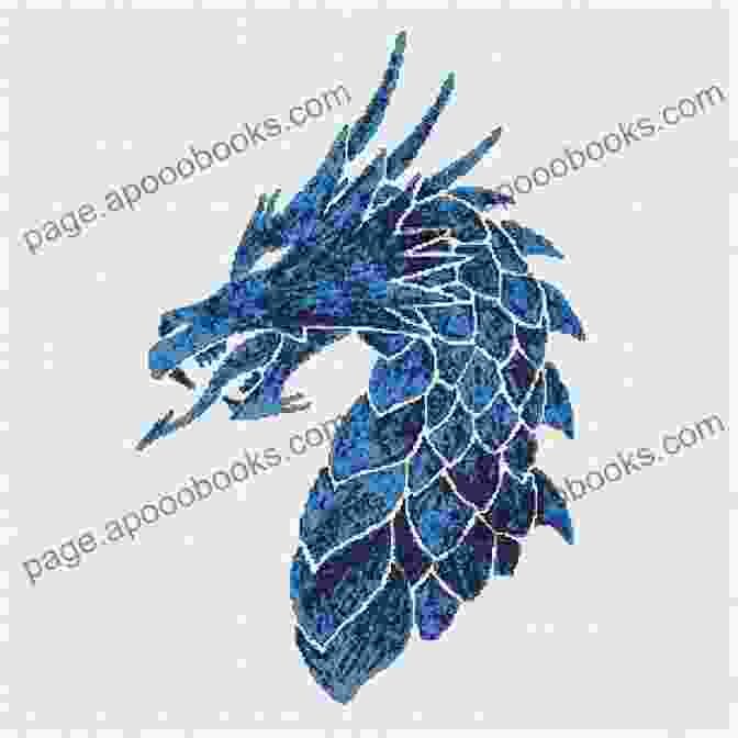 An Intricate Cross Stitch Pattern Of A Majestic Dragon, With Vibrant Colors And Detailed Wings. Dragon 2 Cross Stitch Pattern Mother Bee Designs