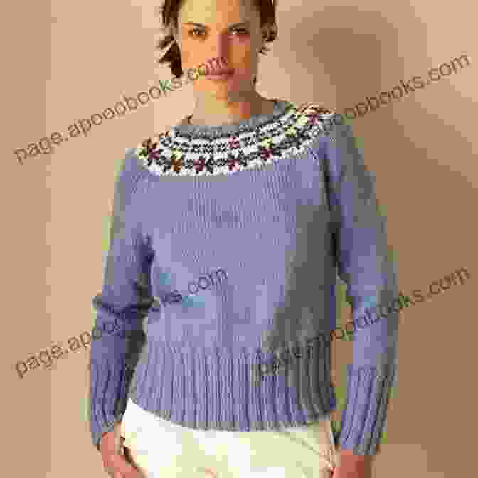 Colorful Fair Isle Knitted Sweater Featuring Intricate Geometric Patterns Knitting From Fair Isle: 15 Contemporary Designs Inspired By Tradition