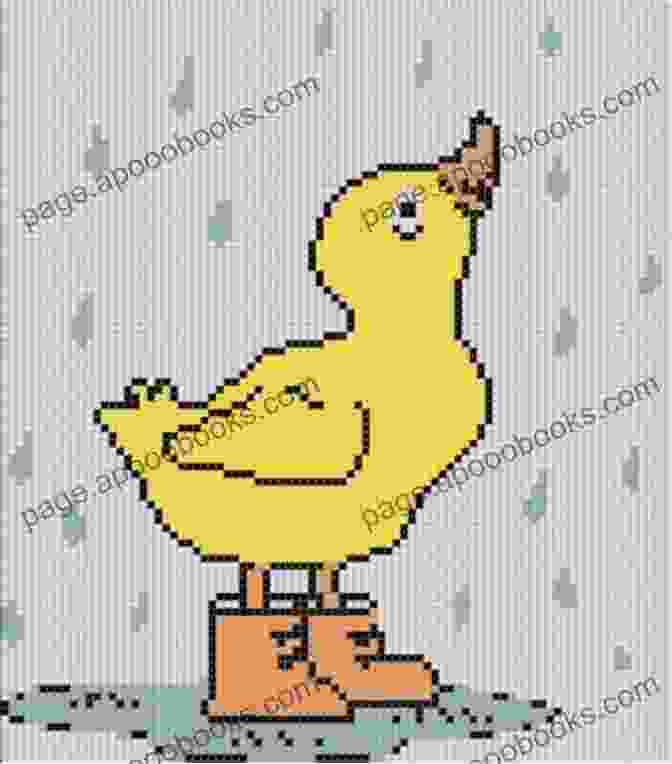 Duck In The Rain Cross Stitch Pattern 1 Duck In The Rain Cross Stitch Pattern