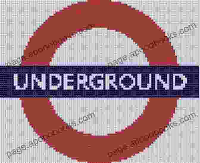 Exquisite Cross Stitch Pattern Of The London Underground Map London Underground 3 Cross Stitch Pattern