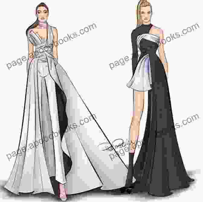 Fashion Sketches Showcasing Various Design Concepts Fashion Design For The Curious High School College Students: Why Study Fashion Design? (The Undecided Student S Guide To Choosing The Perfect University Major Career Path)