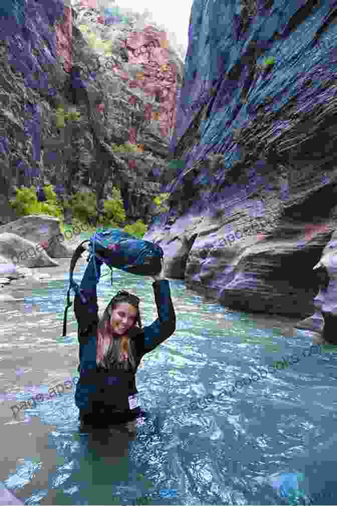 Hikers Navigate A Narrow Canyon Trail Canyons (The Extreme Earth) Sherryl Woods