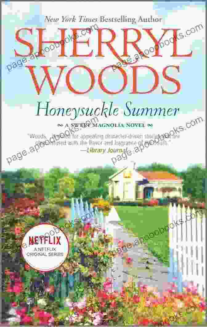 Honeysuckle Summer Book Cover Featuring A Tranquil Summer Evening In Serenity Honeysuckle Summer (A Sweet Magnolias Novel 7)