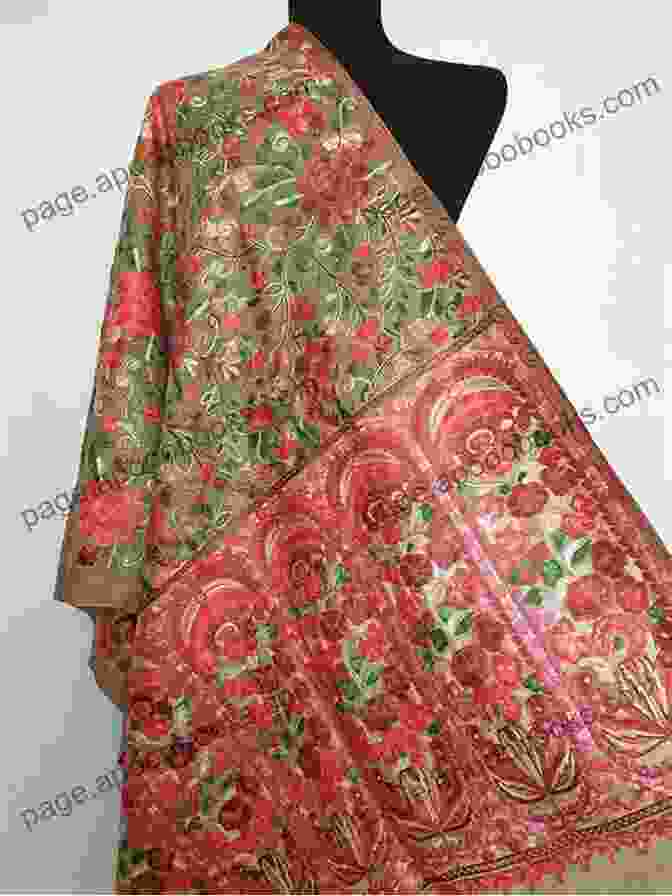 Intricate Patterns And Vibrant Colors Of A Kashmir Shawl The Kashmir Shawl: A Novel