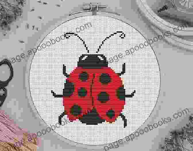 Ladybug Cross Stitch Pattern Mother Bee Designs Ladybug 2 Cross Stitch Pattern Mother Bee Designs