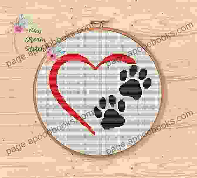 Love Paw Cross Stitch Pattern