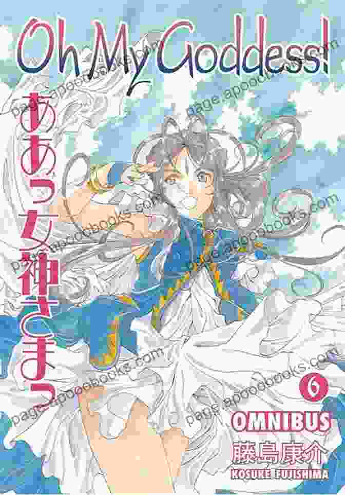 Oh My Goddess! Volume 1 Cover Art, Featuring Belldandy Standing In A Field Of Flowers Under A Starry Sky. Oh My Goddess Volume 8 Kosuke Fujishima