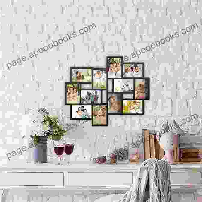 Photo Collage Wall Art Combining Old And New Photographs, Creating A Personal And Nostalgic Display Whimsical Felt Embroidery: 30 Easy Projects For Creating Exquisite Wall Art