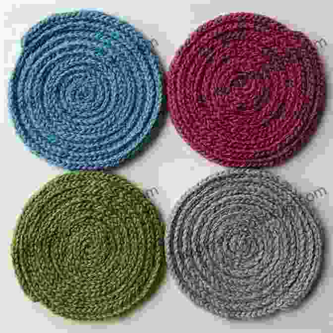 Playful Coasters Knitted In A Variety Of Vibrant Colors Knitting For Knitwits: The Quick And Easy Learn To Knit Guide (with Six Easy Patterns) (Craft Instructables 1)