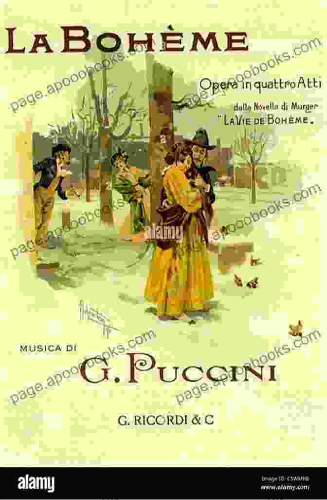 Poster Of Giacomo Puccini's 'La Bohème' Puccini S Tosca: A Short Guide To A Great Opera (Great Operas)