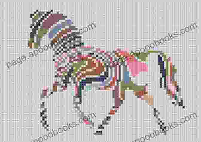 Rainbow Horse Cross Stitch Pattern Preview Rainbow Horse Cross Stitch Pattern