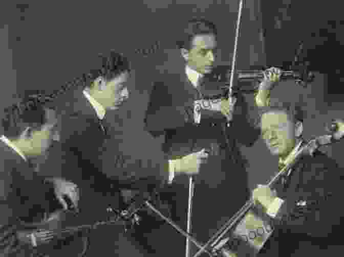 The Budapest String Quartet Performing On Stage. Con Brio: Four Russians Called The Budapest String Quartet