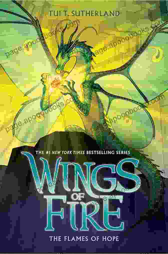 The Flames Of Hope: Wings Of Fire 15 Book Cover, Featuring A Majestic Dragon Soaring Through A Fiery Sky The Flames Of Hope (Wings Of Fire 15)