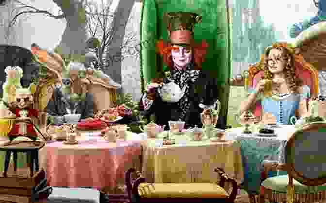 The Mad Hatter's Chaotic Tea Party With Alice And Friends THE QUEEN OF HEARTS: With Original Illustration