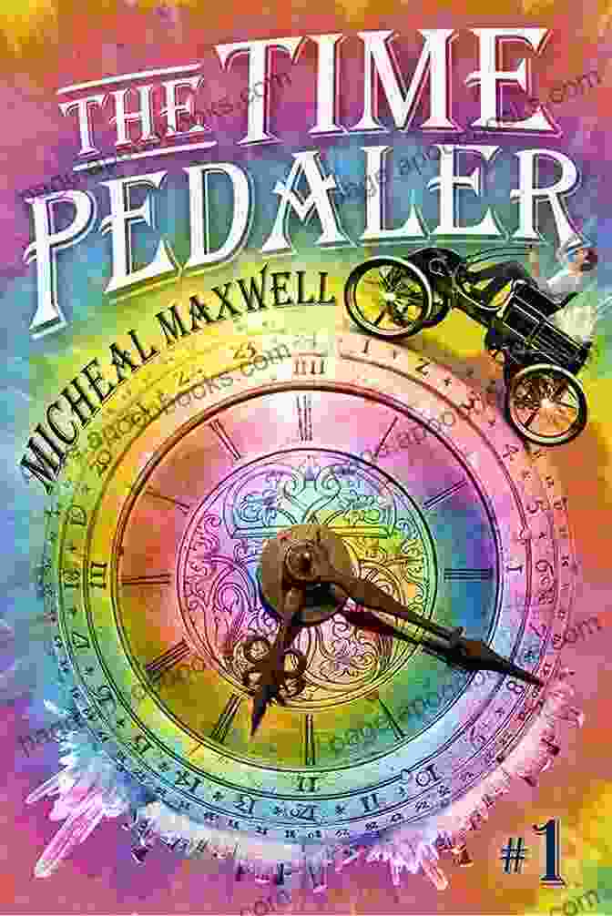 The Time Pedaler Book Cover Featuring A Person Riding A Bicycle Through A Vortex Of Time The Time Pedaler (The Time Pedaler 1)