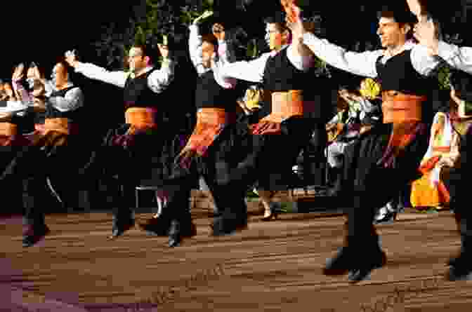 Traditional Greek Dancers Performing In A Vibrant Village Square Photo Essay: Beauty Of Greece: Volume 30 (Travel Photography)