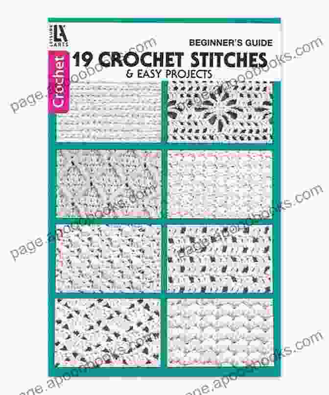 Two Pages From The Book Showcasing Clear And Concise Crochet Patterns With Accompanying Diagrams Big Of Favorite Crochet Patterns (Dover Knitting Crochet Tatting Lace)