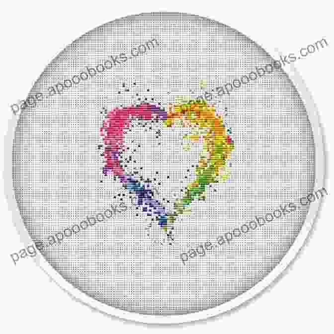 Vibrant And Detailed Love Heart Cross Stitch Pattern Love Heart 2 Cross Stitch Pattern