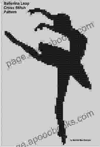 Ballerina Leap Cross Stitch Pattern