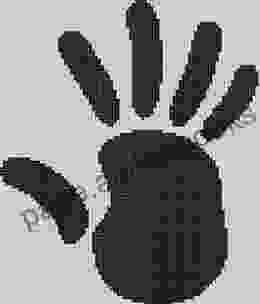 Hand Print Cross Stitch Pattern