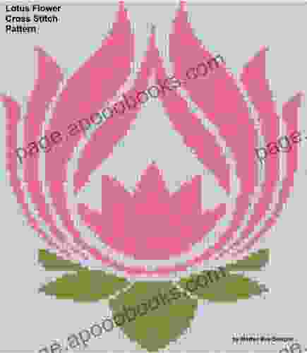 Lotus Flower Cross Stitch Pattern