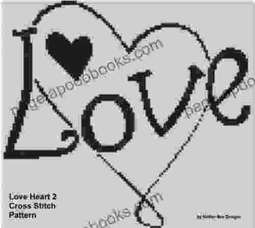 Love Heart 2 Cross Stitch Pattern