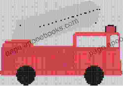 Fire Truck Cross Stitch Pattern