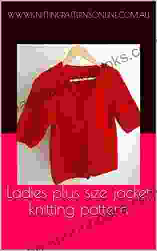 Ladies plus size jacket knitting pattern Stephanie Plus