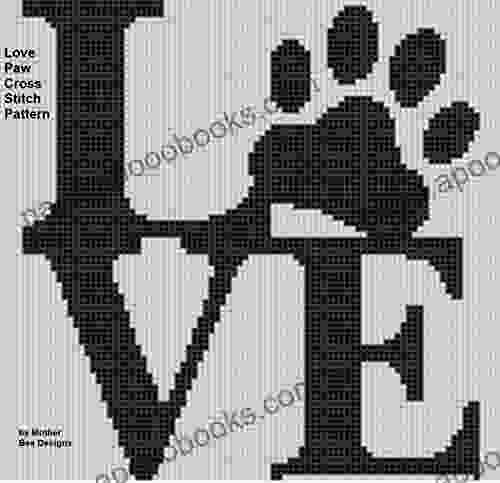 Love Paw Cross Stitch Pattern