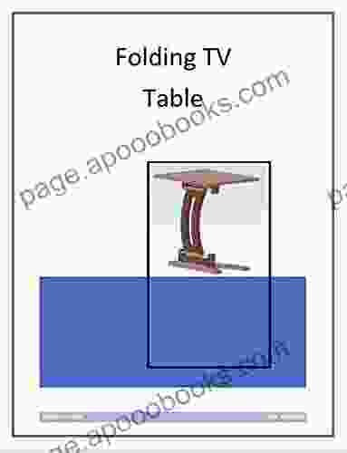 Folding TV Table Paul Anderson